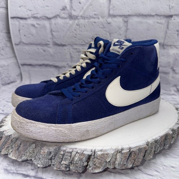 Nike Other - Nike SB Boys Blazer Mid Royal Blue / White Sneaker Size 6 Shoes